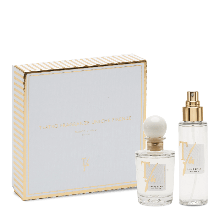 Bianco Divino ml 100 with sticks + ml 100 Fabric Line